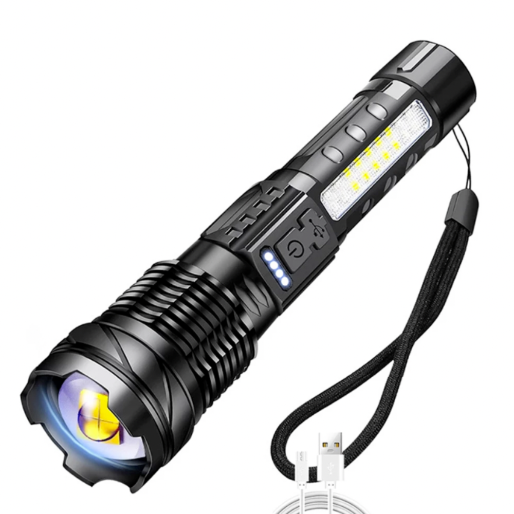Military Titanium Laser Flashlight